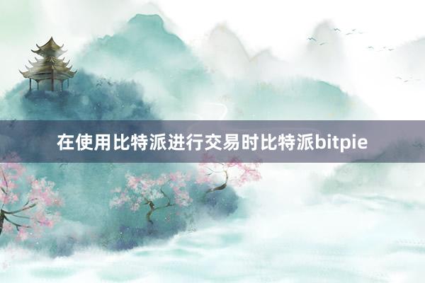   在使用比特派进行交易时比特派bitpie