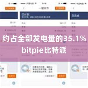   约占全部发电量的35.1%bitpie比特派