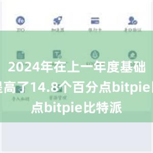   2024年在上一年度基础上又提高了14.8个百分点bitpie比特派