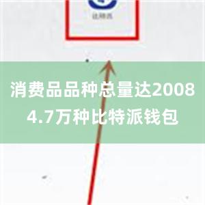   消费品品种总量达20084.7万种比特派钱包