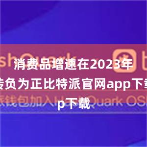   消费品增速在2023年转负为正比特派官网app下载