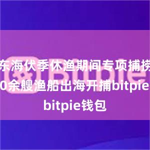   东海伏季休渔期间专项捕捞9600余艘渔船出海开捕bitpie钱包