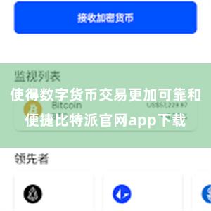 使得数字货币交易更加可靠和便捷比特派官网app下载